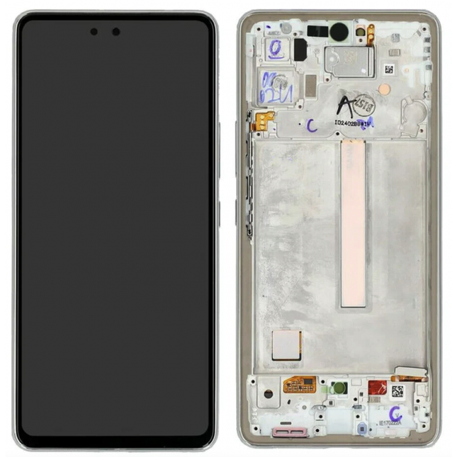 Pantalla Completa Original Servicepack Para Samsung A536 / A53 5G Con Marco Oro