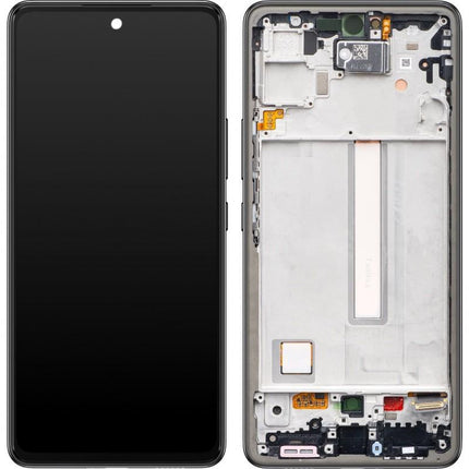 Pantalla Completa Original Servicepack Para Samsung A536 / A53 5G Con Marco Negra