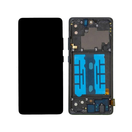 Pantalla Completa Original Servicepack Para Samsung A51 5G A516 Con Marco Negro