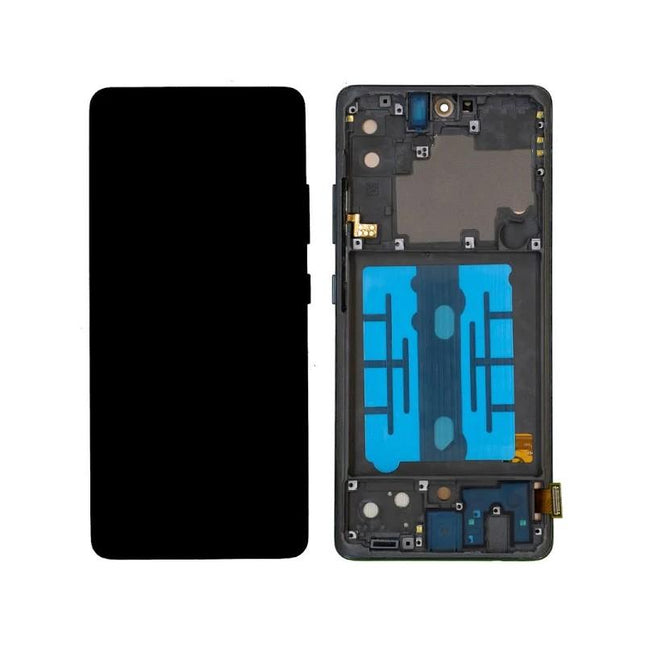 Pantalla Completa Original Servicepack Para Samsung A51 5G A516 Con Marco Negro