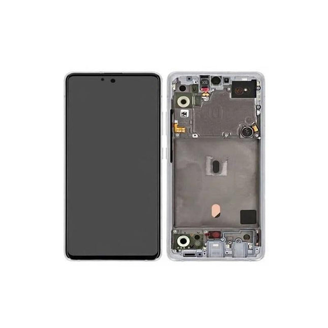 Pantalla Completa Original Servicepack Para Samsung A51 5G A516 Con Marco Blanco