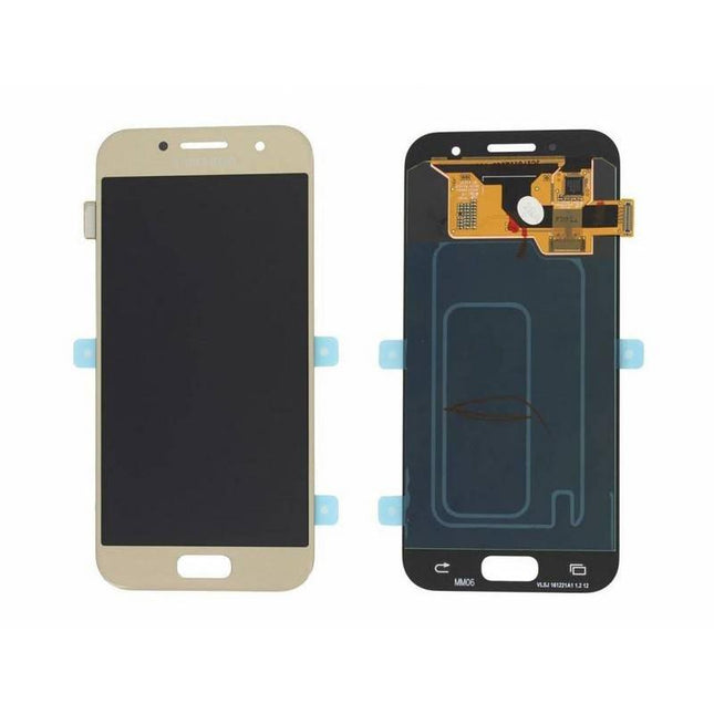 Pantalla Completa Original Servicepack Para Samsung A3 2017 A320 Oro
