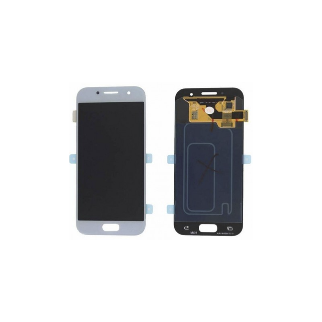 Pantalla Completa Original Servicepack Para Samsung A3 2017 A320 Azul Claro