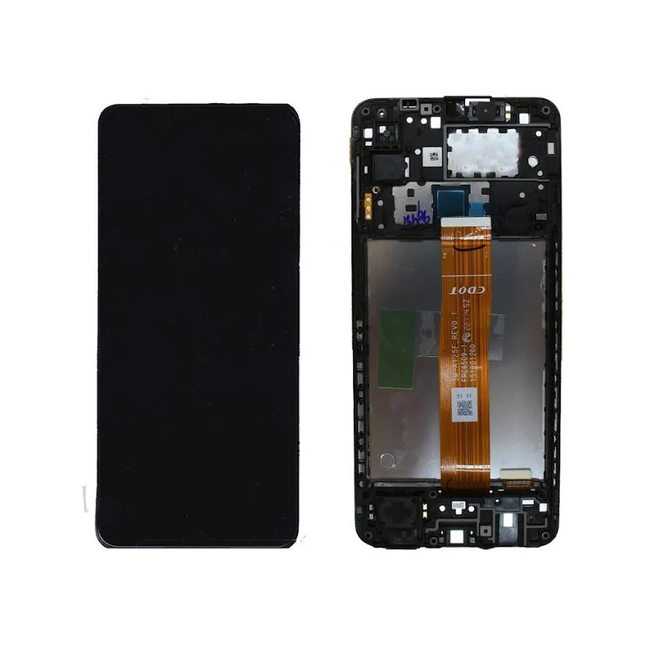 Pantalla Completa Original Servicepack Para Samsung A12 Sm A125F CDOT Con Marco