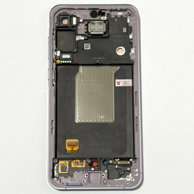 Pantalla Completa Original Servicepack Para Samsung A55 5G / A556 Con Marco Morado