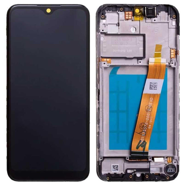 Pantalla Completa Original Servicepack Para Samsung A01 Sm-A015F Version Eu Con Marco