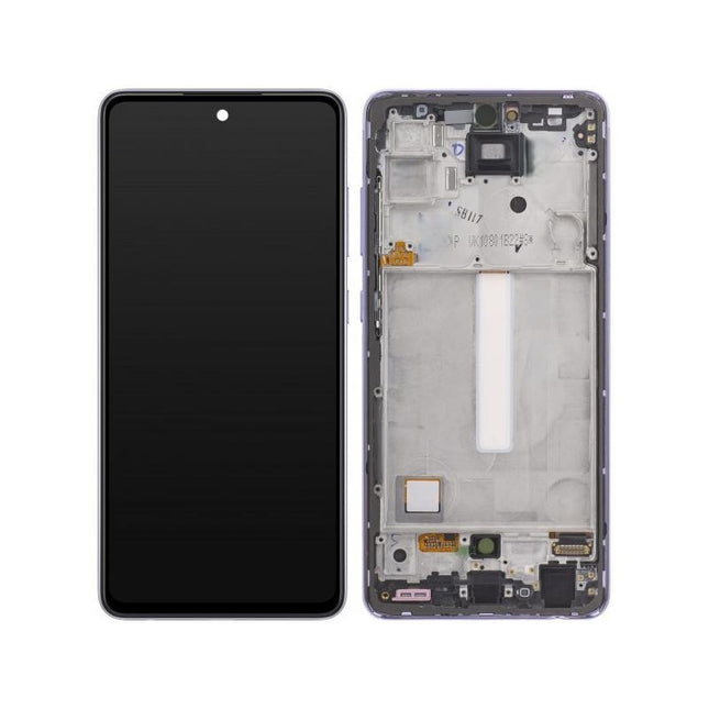 Pantalla Completa Original Reparada Para Samsung A526/A528/A52S/A52 Con Marco