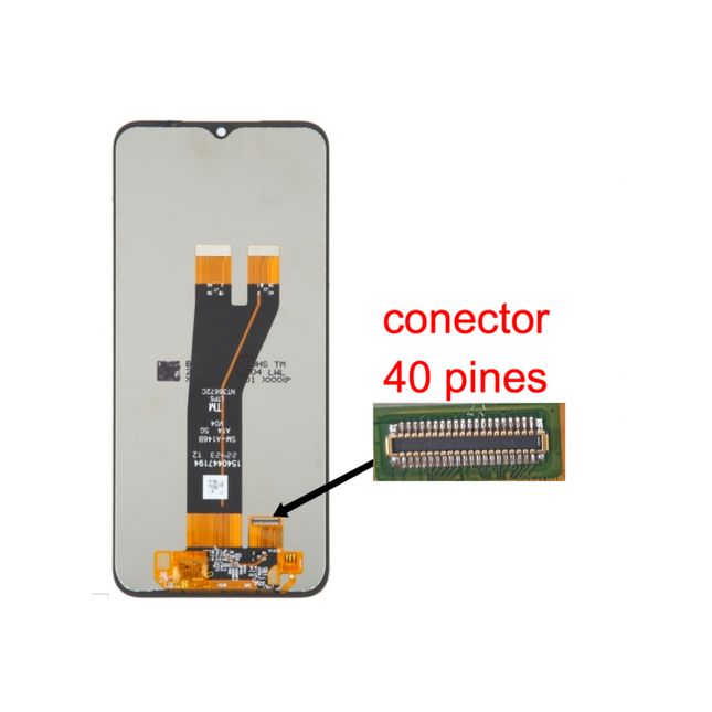 Pantalla Completa Original Servicepack Para Samsung Galaxy A14 5G (2023) A146P (Conector Corto) 40 Pines Sin Marco