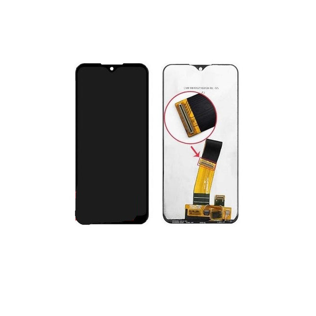 Pantalla Completa Original Servicepack Para Samsung Galaxy A01 / A015F 2020 Version Amarillo Sin Marco