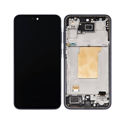 Pantalla Completa Para Samsung A35 5G / A356 Con Marco Negro Oled