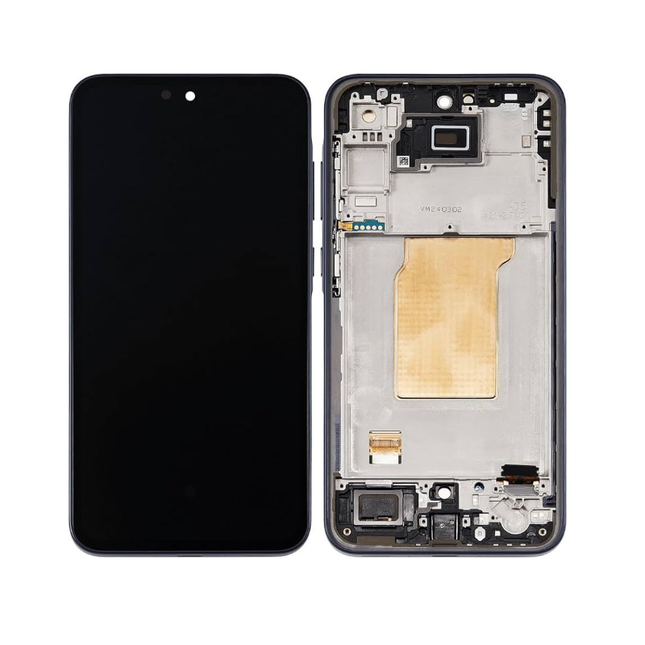 Pantalla Completa Para Samsung A35 5G / A356 Con Marco Negro Oled