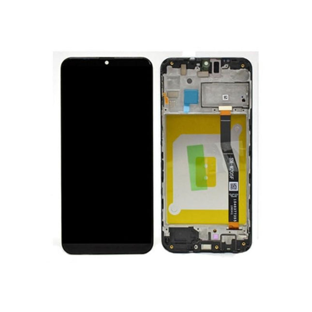 Pantalla Completa Original Servicepack Para Samsung M20 M205 Con Marco