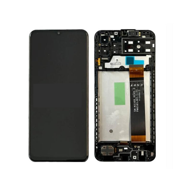 Pantalla Completa Original Desmontaje Para Samsung M33 5G / M336 Con Marco Negro