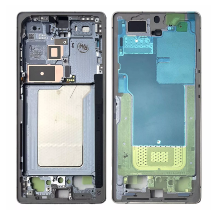 Pacote de serviço de tela cheia original para Samsung S25 Ultra / S938 com moldura cinza