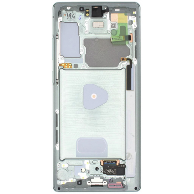 Pantalla Completa Original Servicepack Para Samsung Note 20 N980 N981 Con Marco Verde