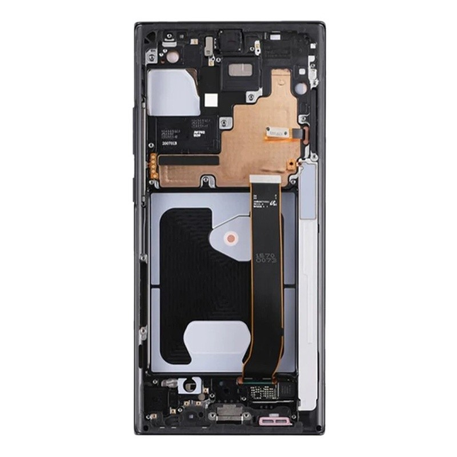 Pantalla Completa Original Servicepack Para Samsung Note 20 Ultra N986 Con Marco Negra