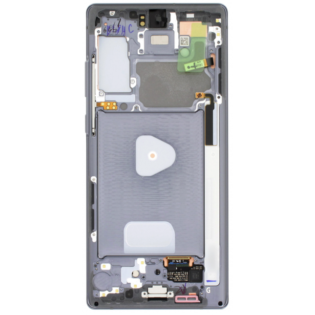 Pantalla Completa Original Servicepack Para Samsung Note 20 N980, N981 Con Marco Negro