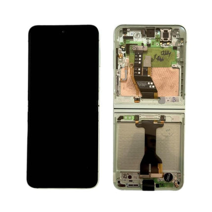适用于三星 Galaxy Z Flip 6 5G (Sm-F741B) 的原装全屏服务包（带绿色边框）
