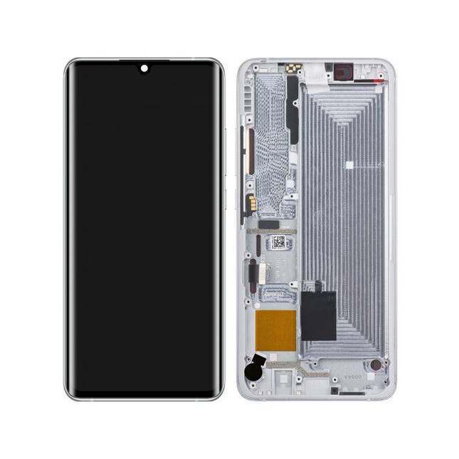 Pantalla Completa Original Servicepack Para Xiaomi Mi Note 10 /Note 10 Lite /Note 10 Pro /Mi Cc9 Pro Con Marco