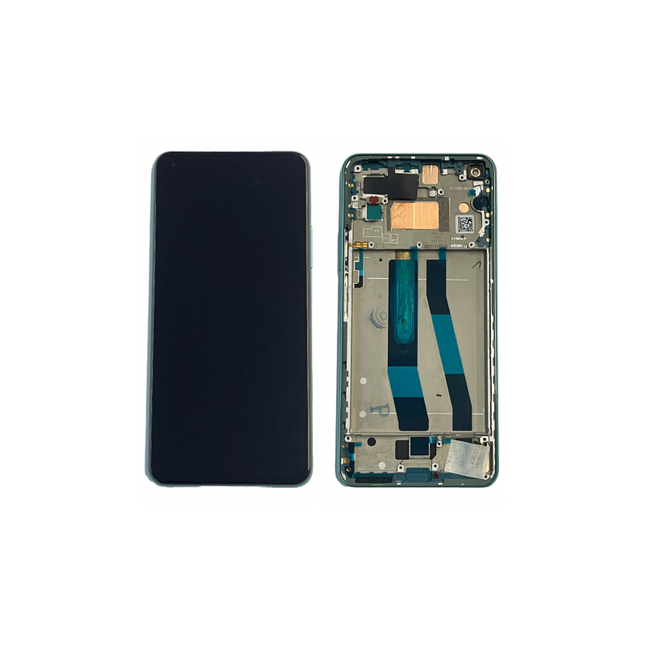 Pantalla Completa Original Servicepack Para Xiaomi Mi 11 Lite 5G Con Marco Verde