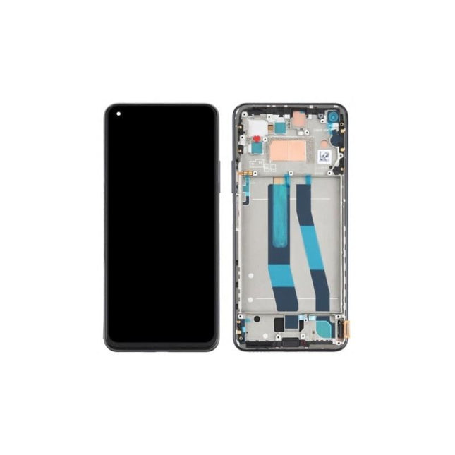 Pantalla Completa Original Servicepack Para Xiaomi Mi 11 Lite 4G Con Marco Negro