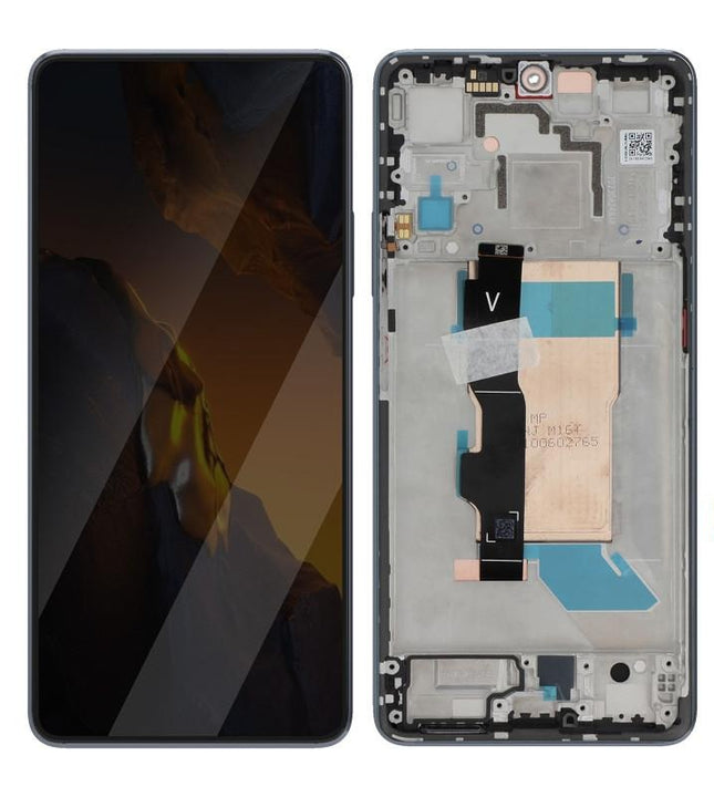 Pantalla Completa Original Servicepack Para Xiaomi POCO F5 PRO Con Marco BLANCO