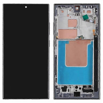 Pantalla Completa Original Servicepack Para Samsung S24 Ultra / S928 Con Marco NEGRO
