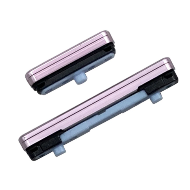 Ba91 侧面音量/电源按钮 适用于三星 S23 / S911 粉色