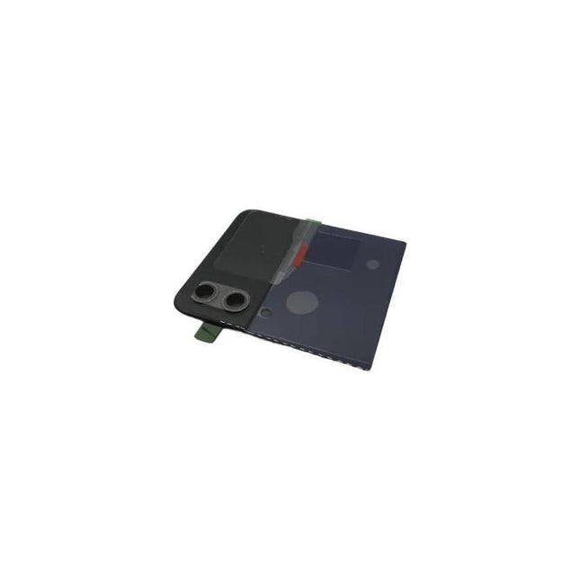 Tapa Trasera Para Samsung Z Flip 4 / F721 parte superior (arriba) Negro