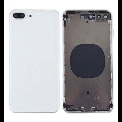适用于 iPhone 8 Plus 的带后盖的底盘，白色