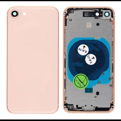 适用于 iPhone SE 2020 玫瑰金的带后盖底盘