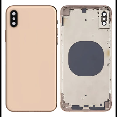 适用于 iPhone Xs Max 金色的带后盖底盘