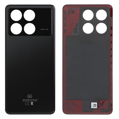 Capa traseira para Xiaomi Poco X6 Pro preta