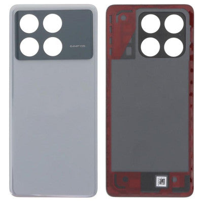 Capa traseira para Xiaomi Poco X6 Pro prata