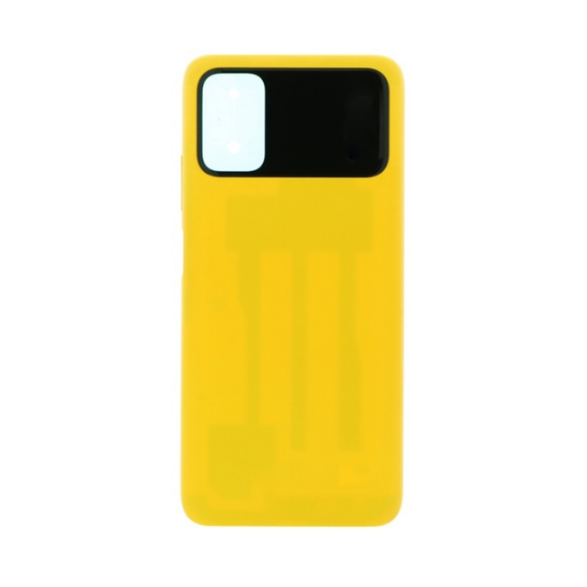Tapa Trasera Para Xiaomi Poco M3 Amarillo